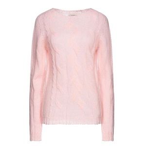 Pink Memories Cozy crewneck mohair pink sweater